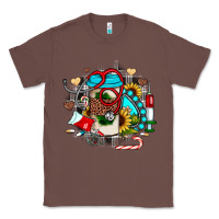 Chestnut Christmas sunflower gemstone nurse Classic Tee - JahusDesignShop