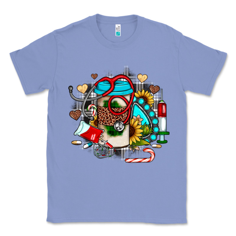 Christmas Sunflower Gemstone Nurse Classic Tee by JahusDesignShop | Teevron