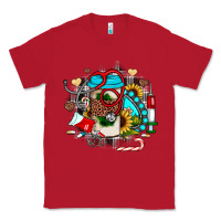 Red Christmas sunflower gemstone nurse Classic Tee - JahusDesignShop