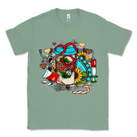 Sage Christmas sunflower gemstone nurse Classic Tee - JahusDesignShop