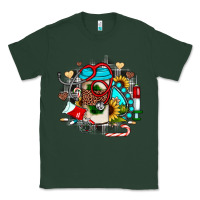 Sports Green Christmas sunflower gemstone nurse Classic Tee - JahusDesignShop