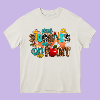 My Students Are On Point Heavy Core Tee Designed By Adodesignshop