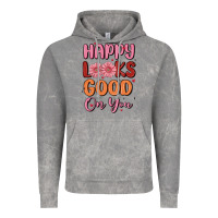 Cloud Rock happy looks good on you Vintage Hoodie - MaliasSmallBusiness