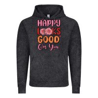Vintage Black happy looks good on you Vintage Hoodie - MaliasSmallBusiness