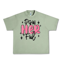 Oil Green powherful Urban Heavy Tee - MaliasSmallBusiness