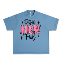 Pebble Blue powherful Urban Heavy Tee - MaliasSmallBusiness