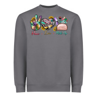 Storm Peace Love Make Up Heavyweight Sweatshirt - BundleAndBundleShop