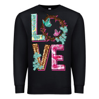 Black Love crown of the thorns Easter Day Premium Sweatshirt - HowdyJamesFarm
