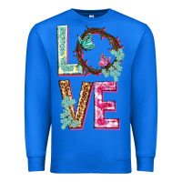 True Royal Love crown of the thorns Easter Day Premium Sweatshirt - HowdyJamesFarm