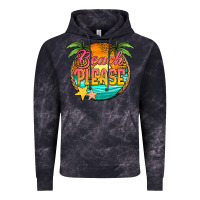 Cloud Black beach please Vintage Hoodie - Jasminsmagicworld