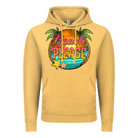 Vintage Mustard beach please Vintage Hoodie - Jasminsmagicworld
