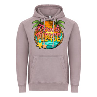 Beach Please Vintage Hoodie | Teevron