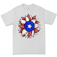 Dove Grey sunflower puerto rico flag Premium Tee - JahusDesignShop