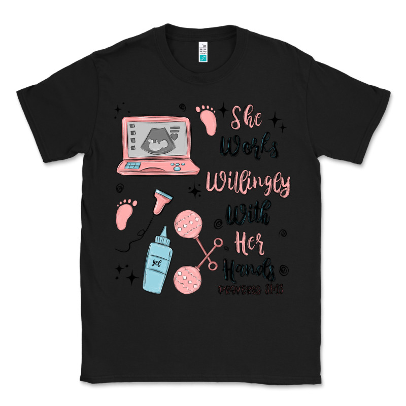 She Works Willingly With Her Hands Classic Tee by MaliasSmallBusiness | Teevron
