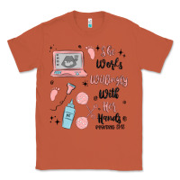 Copper she works willingly with her hands Classic Tee - MaliasSmallBusiness