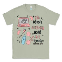 Matcha she works willingly with her hands Classic Tee - MaliasSmallBusiness