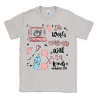 Moon Dust she works willingly with her hands Classic Tee - MaliasSmallBusiness