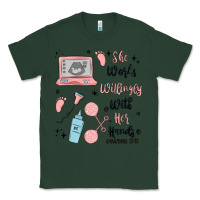 Sports Green she works willingly with her hands Classic Tee - MaliasSmallBusiness