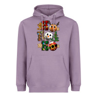 Lavender ho ho ho christmas Heavyweight Hoodie - CowGirlArtShop