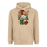 Ho Ho Ho Christmas Heavyweight Hoodie | Teevron