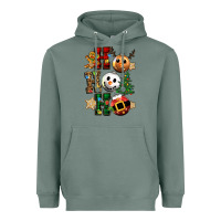 Sage ho ho ho christmas Heavyweight Hoodie - CowGirlArtShop