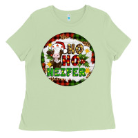 Matcha Christmas ho ho heifer Ladies Tee - Artiststas