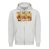 Dove Grey Thanksgiving Cooking Crew Zipper Hoodie - texasbilliewilder