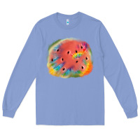 Colony Blue tie die watermelon Long Sleeve Tee - JahusDesignShop