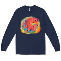 Navy tie die watermelon Long Sleeve Tee - JahusDesignShop