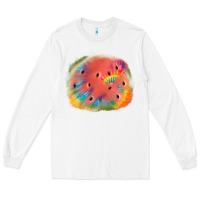 White tie die watermelon Long Sleeve Tee - JahusDesignShop