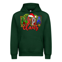 Forest Green Christmas papa claus Urban Hoodie - FaDigitalArtStudio