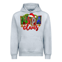 Heather Grey Christmas papa claus Urban Hoodie - FaDigitalArtStudio