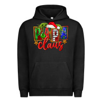 Pigment Black Christmas papa claus Urban Hoodie - FaDigitalArtStudio