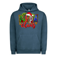 Pigment Midnight Navy Christmas papa claus Urban Hoodie - FaDigitalArtStudio