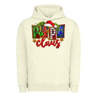 Pigment Pistachio Christmas papa claus Urban Hoodie - FaDigitalArtStudio