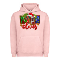 Pigment Salmon Christmas papa claus Urban Hoodie - FaDigitalArtStudio