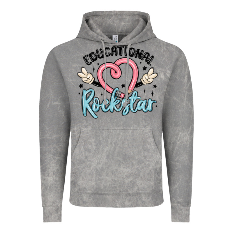 Educational Rockstar Vintage Hoodie by MaliasSmallBusiness | Teevron
