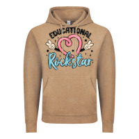 Vintage Coffee educational rockstar Vintage Hoodie - MaliasSmallBusiness