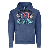 Vintage Denim educational rockstar Vintage Hoodie - MaliasSmallBusiness