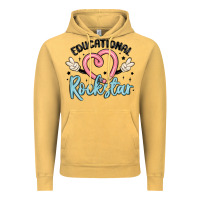 Vintage Mustard educational rockstar Vintage Hoodie - MaliasSmallBusiness
