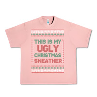 Salmon this is my ugly christmas Urban Heavy Tee - MaliasSmallBusiness