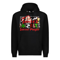 Black santas favorite soccer player Premium Hoodie - CowGirlArtShop