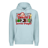 Blue Mist santas favorite soccer player Premium Hoodie - CowGirlArtShop