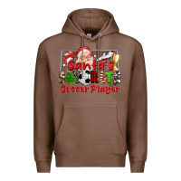 Chestnut santas favorite soccer player Premium Hoodie - CowGirlArtShop