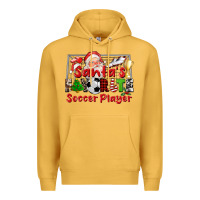 Mustard santas favorite soccer player Premium Hoodie - CowGirlArtShop