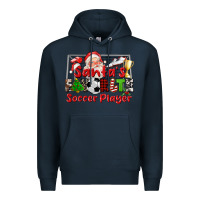 Navy santas favorite soccer player Premium Hoodie - CowGirlArtShop