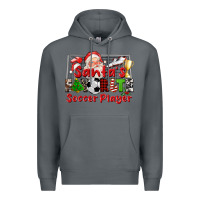 Rock santas favorite soccer player Premium Hoodie - CowGirlArtShop