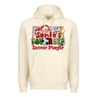 Sandshell santas favorite soccer player Premium Hoodie - CowGirlArtShop