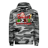 Slate Camo santas favorite soccer player Premium Hoodie - CowGirlArtShop