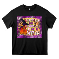 Black in a world full of princesses be a witch tumbler Heavy Core Tee - BundleAndBundleShop